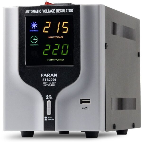 استابلایزر تک فاز برند فاران مدل Stbw 2 kva