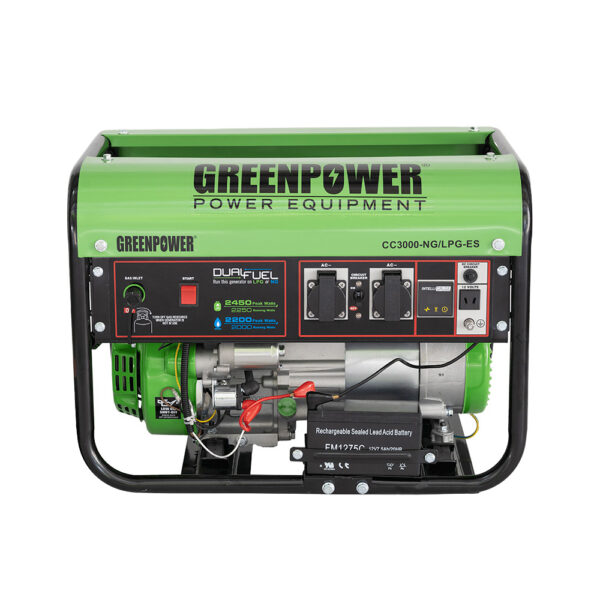 موتوربرق گازسوز گرین پاور سری CC3000-NG/LPG